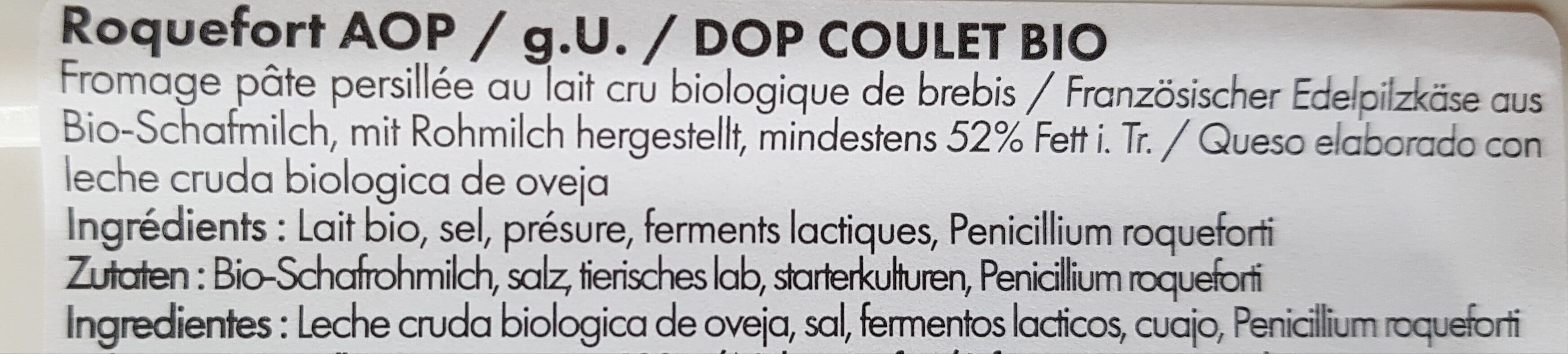 Gabriel Coulet Roquefort Aop Portion packshot