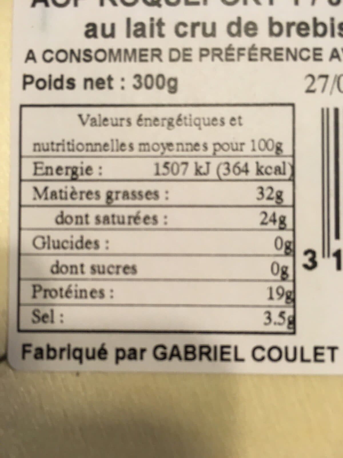 Open Food Facts Roquefort AOP packshot