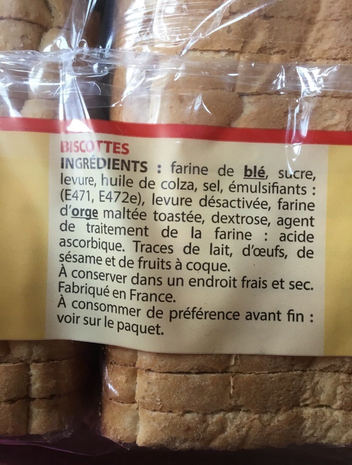 CORVISART Biscottes packshot