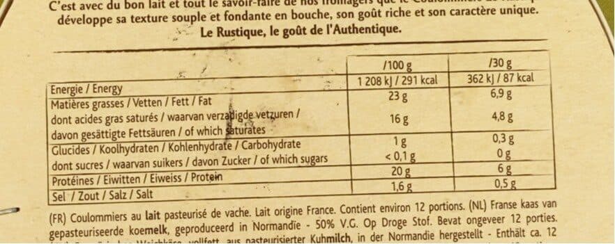 CF&R Coulommiers packshot