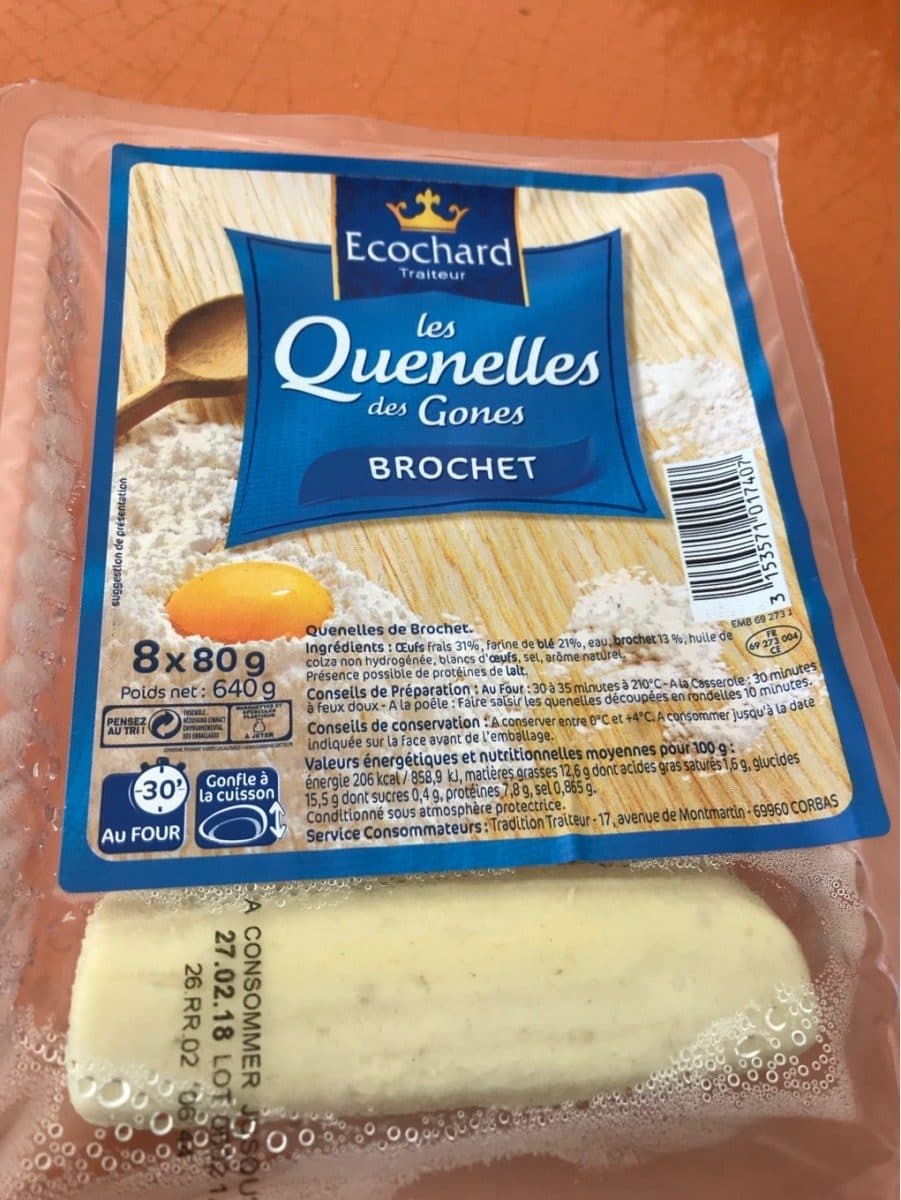 Ecochard Quenelles des gones brochet packshot