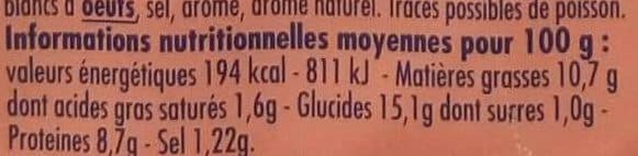 Ecochard Quenellinis Jambon packshot