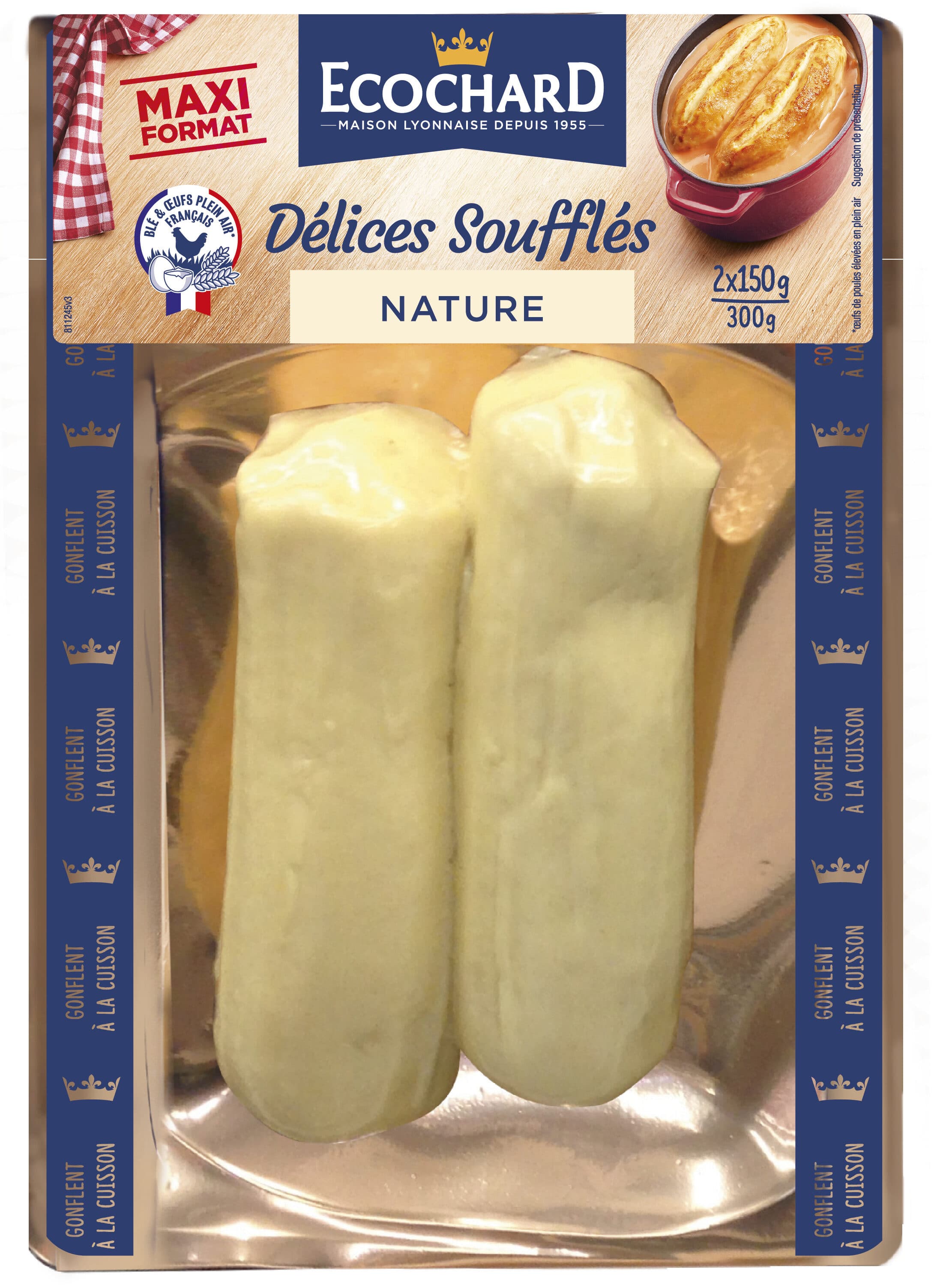 Ecochard Maxi Délices Soufflés Nature packshot