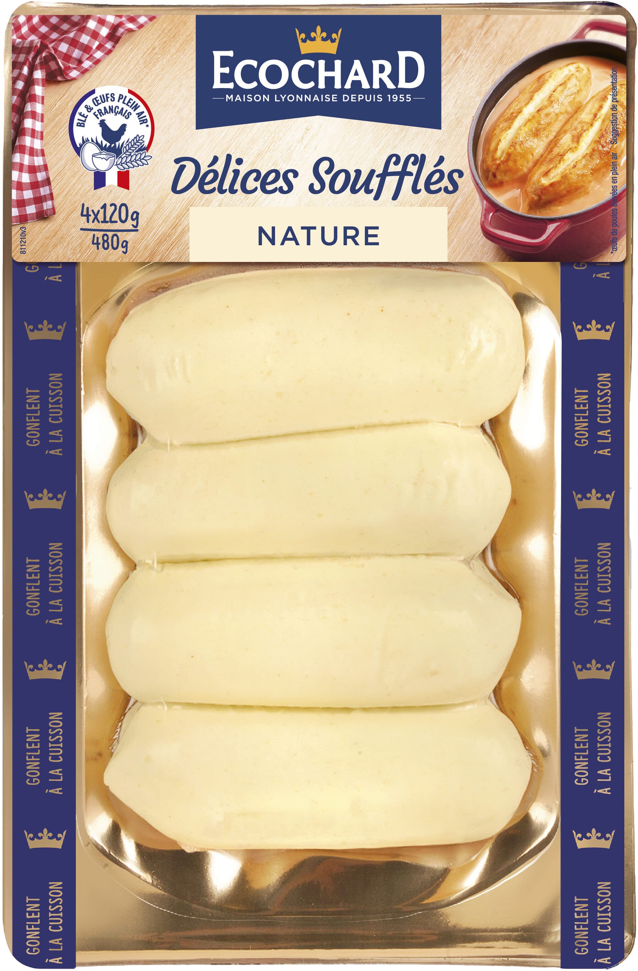 Ecochard Délices Soufflés Nature packshot