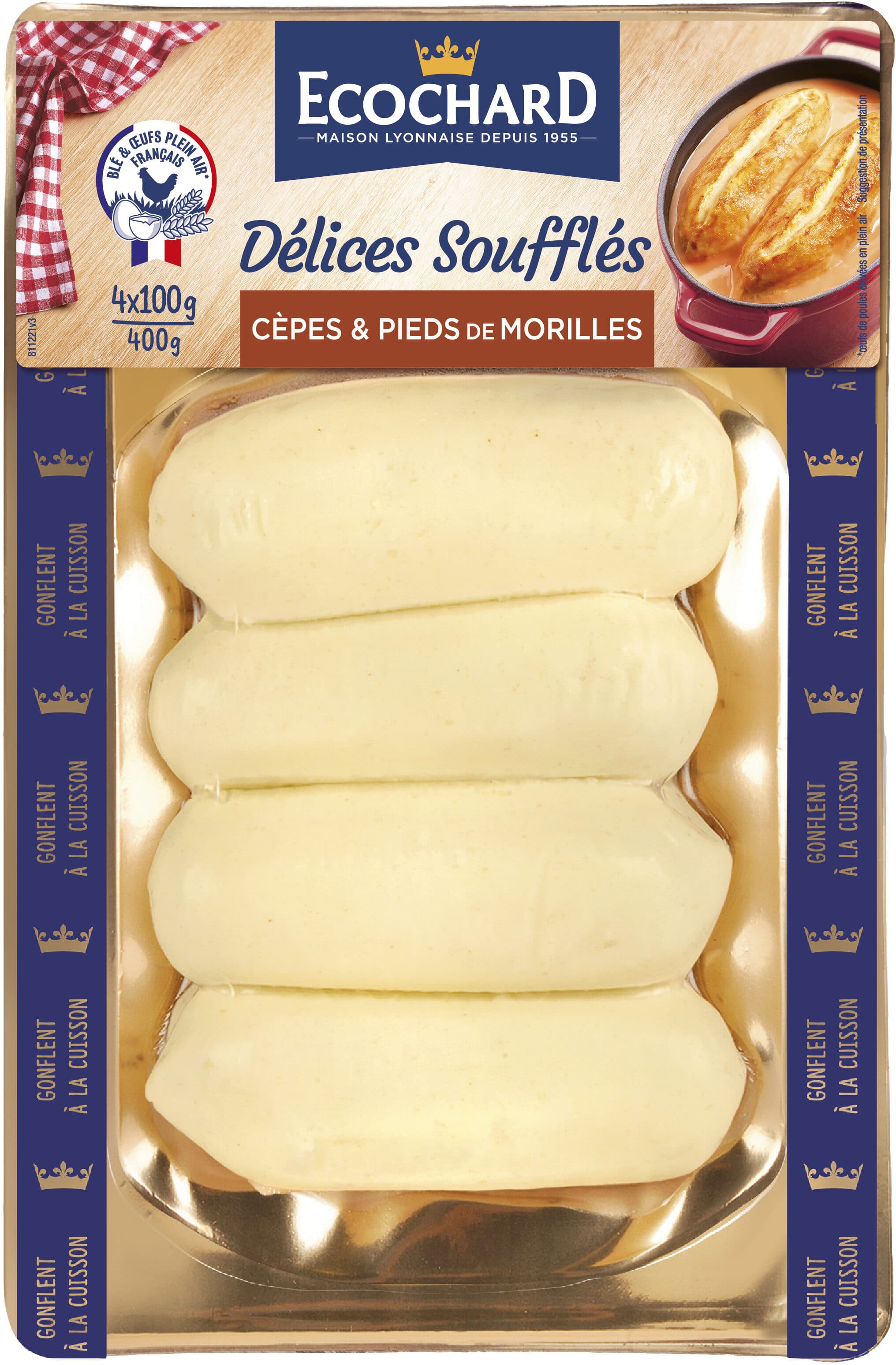 Ecochard Délices Soufflés Cèpes & Morilles packshot