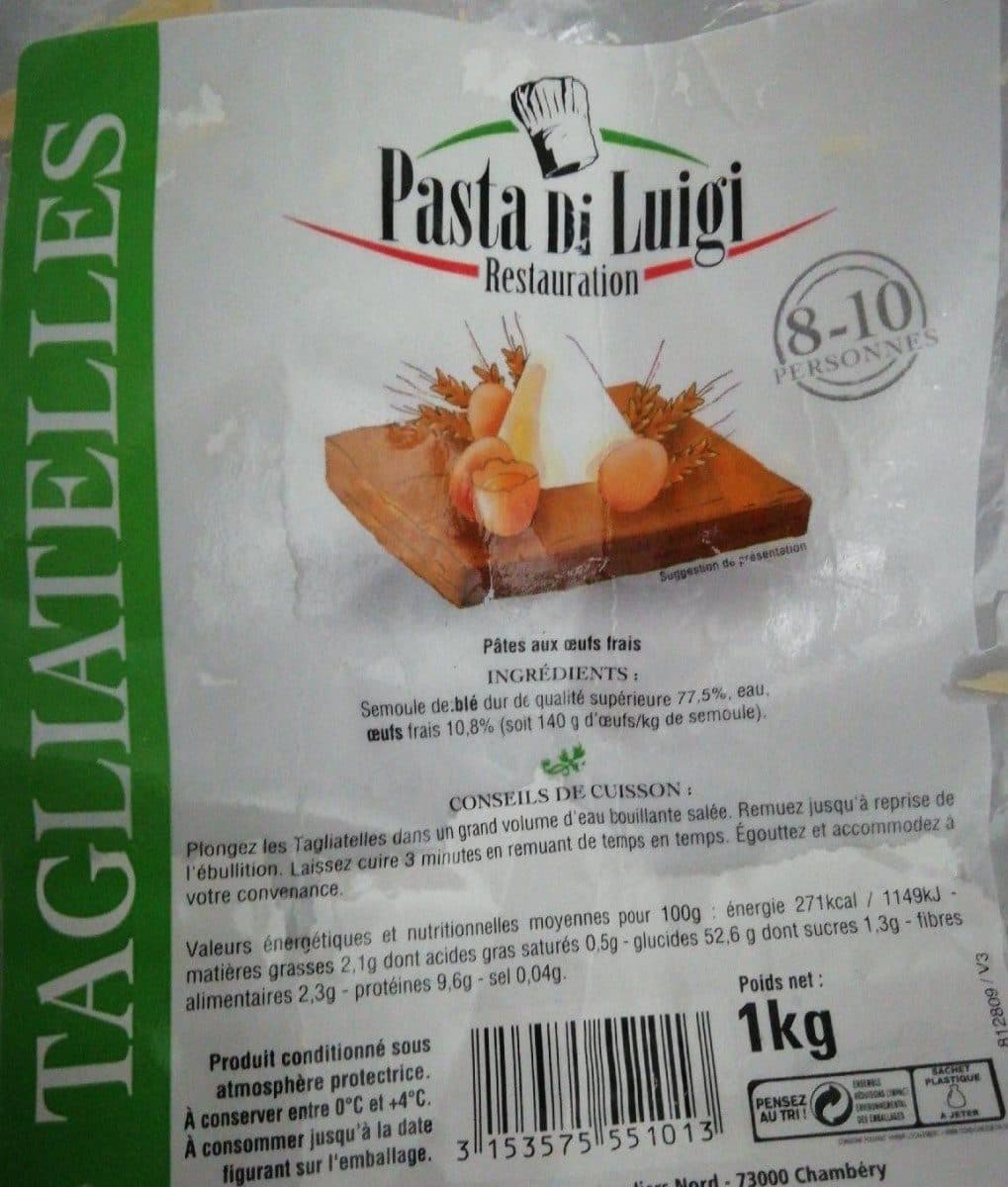 Open Food Facts Tagliatelle packshot