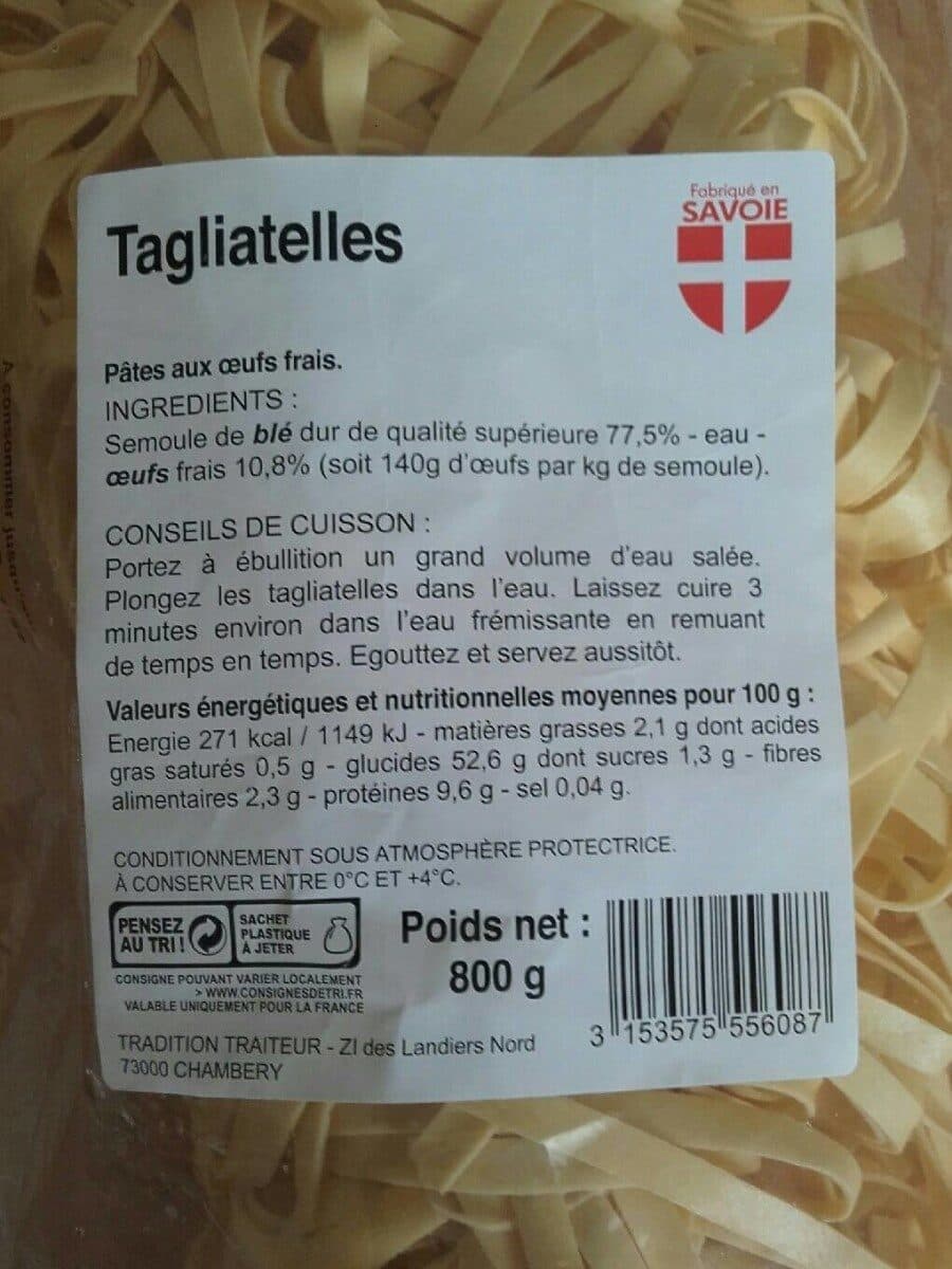 Favriqué en Savoie Tagliatelles packshot