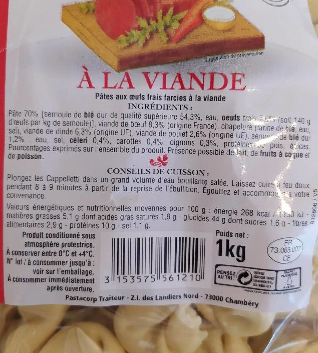 Open Food Facts Cappelleti packshot