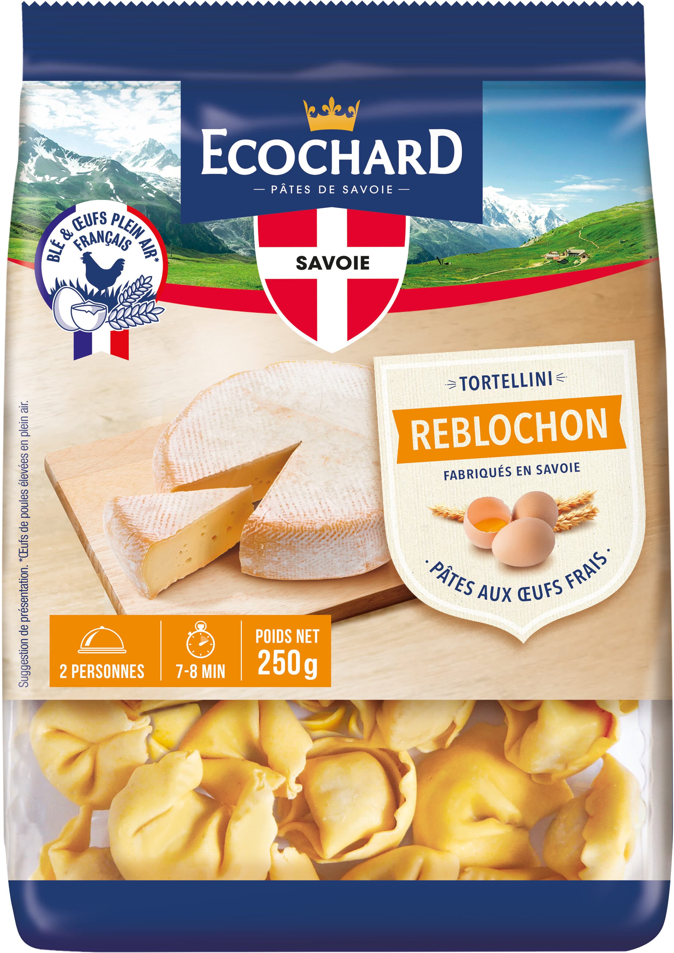 Ecochard Tortellini Reblochon packshot