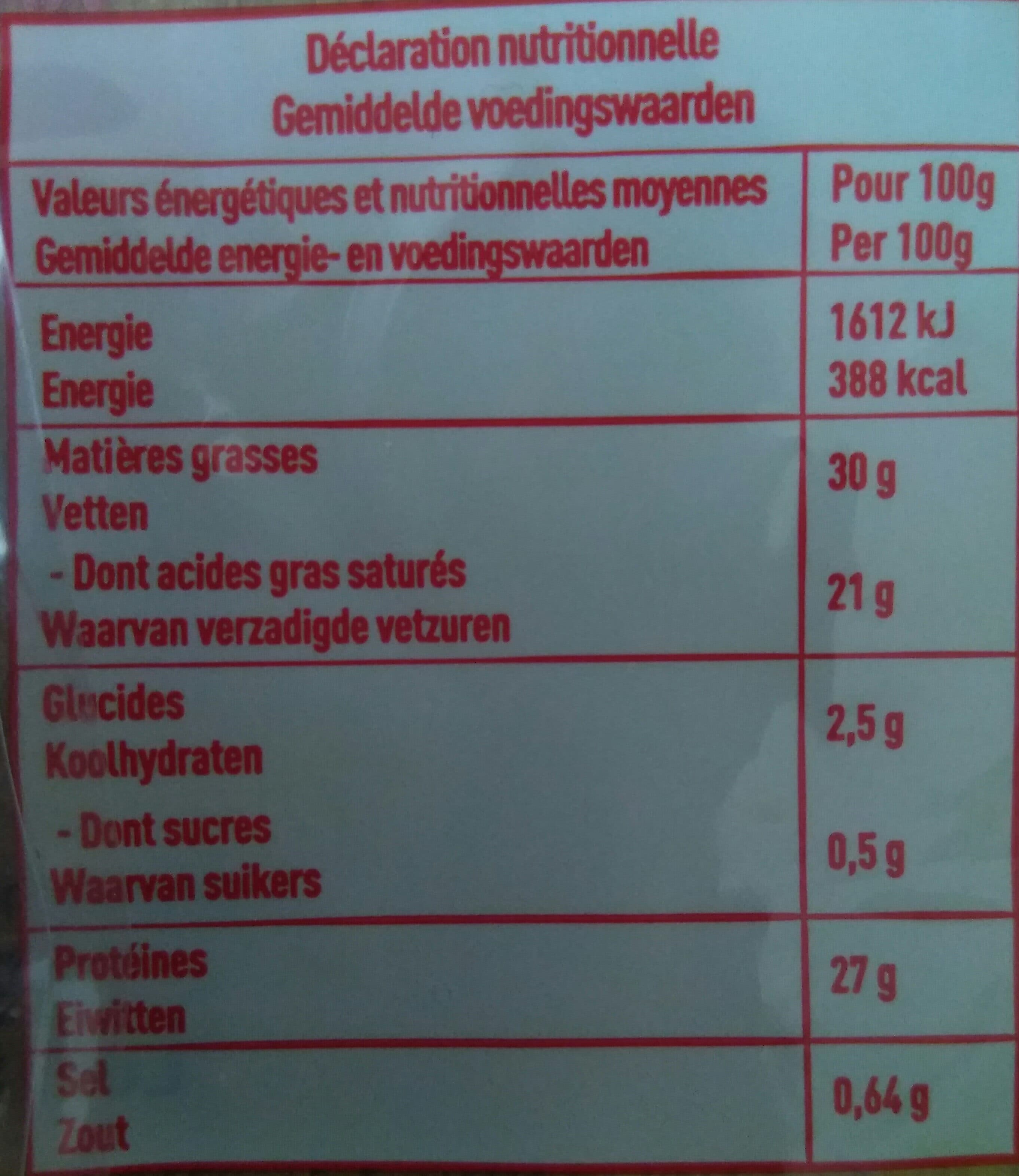 klanten Emmental râpé packshot