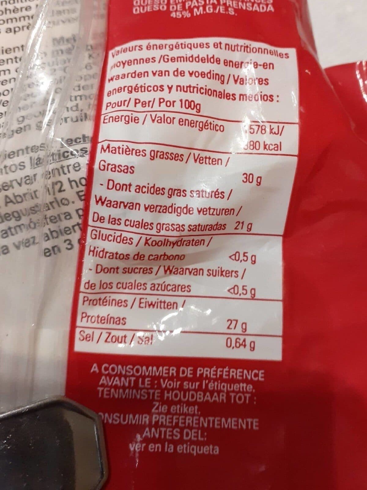 Open Food Facts Emmental français packshot