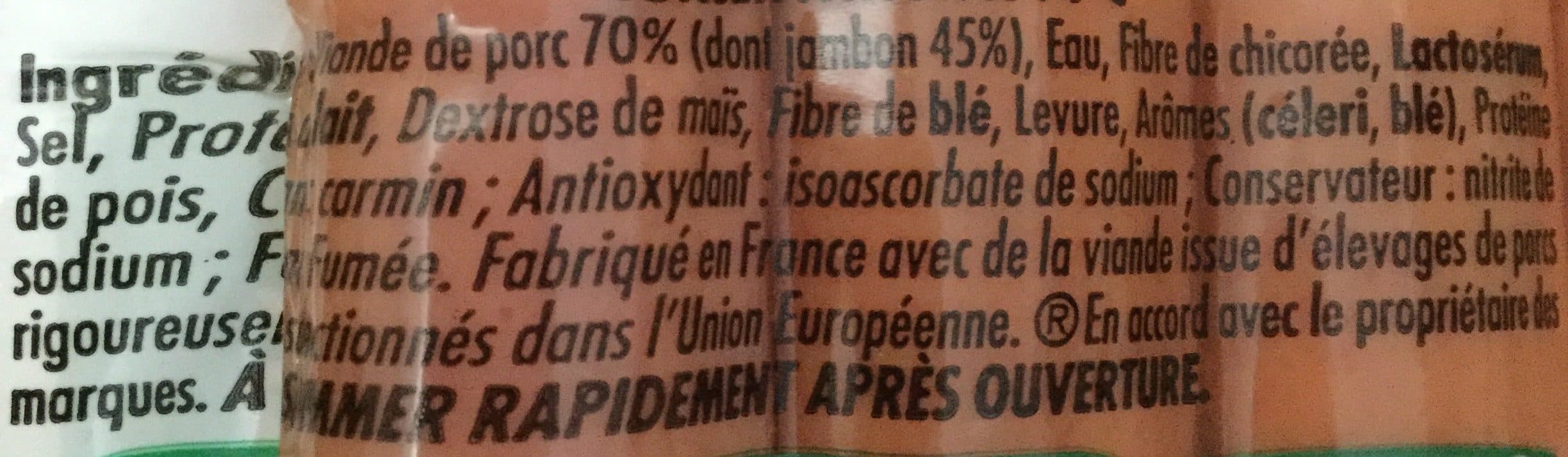 Herta Knacki au jambon packshot