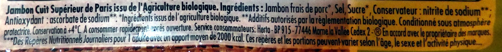 Nestlé Le Bon Paris, BIO (4 Tranches Fines) packshot