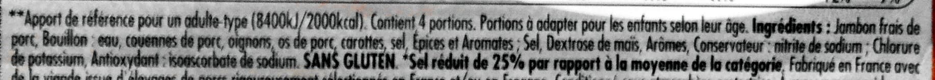 Nestlé Le Bon Paris - Jambon cuit à l'étouffée packshot