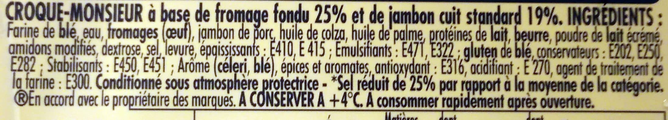 Herta Tendre Croc' L'Original Jambon Fromage -25% de Sel packshot