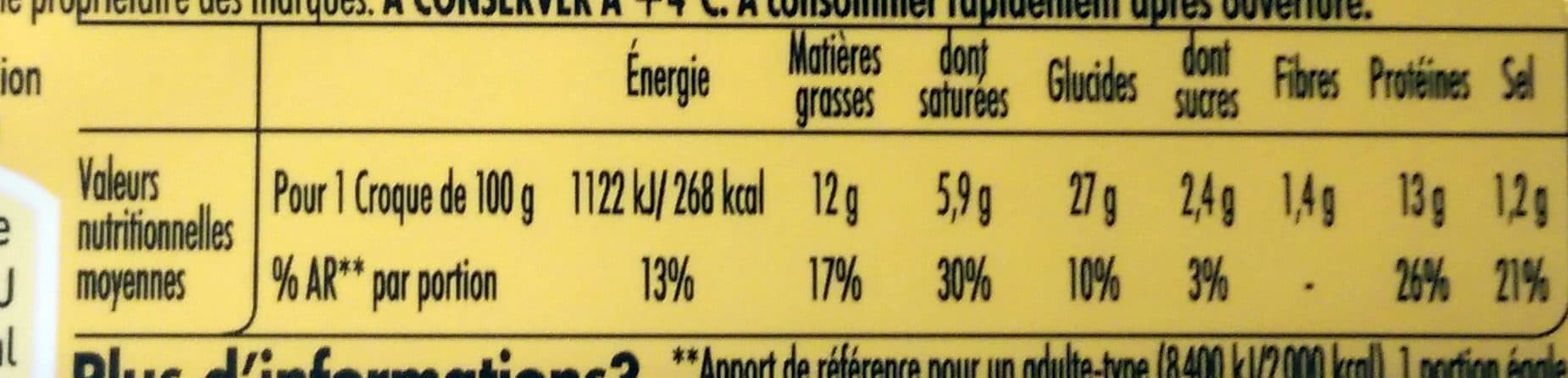 Herta Tendre Croc' L'Original Jambon Fromage -25% de Sel packshot