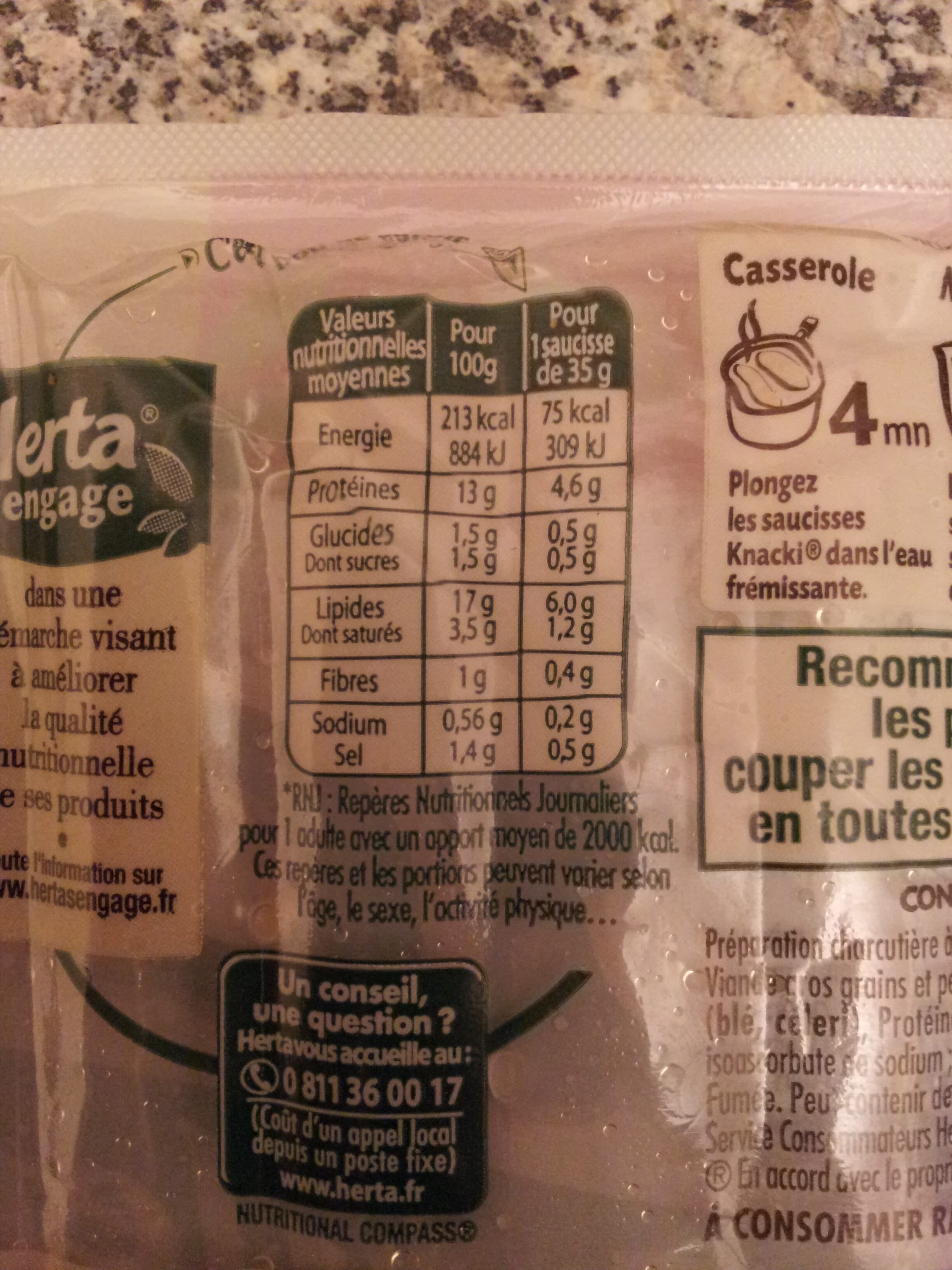 Nestlé Knacki 100 % Poulet packshot