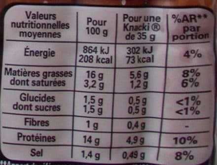 Nestlé 6 Original Knacki, 100 % Poulet (- 25 % de Sel) packshot