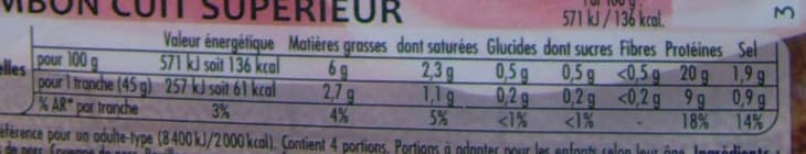 Nestlé Le Bon Paris, Avec Couenne (4 Tranches) packshot