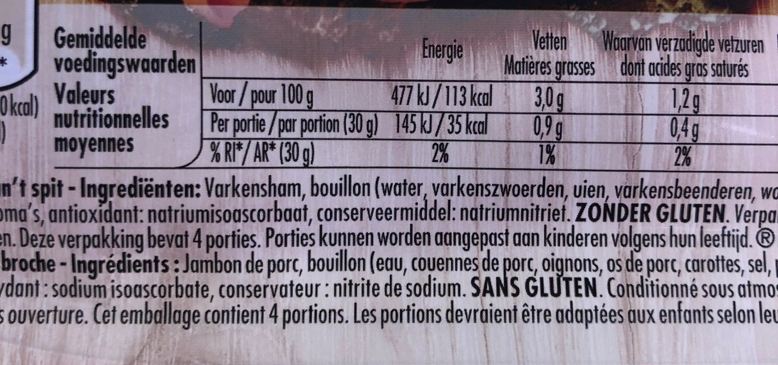 Herta Edelham tendre noix packshot
