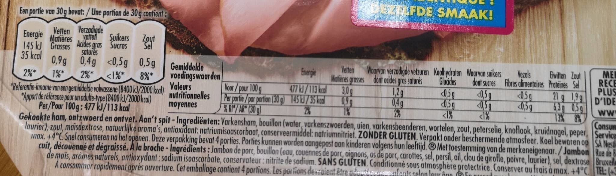 Herta Edelham tendre noix packshot