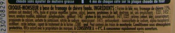 Herta Tendre Croque Chèvre packshot