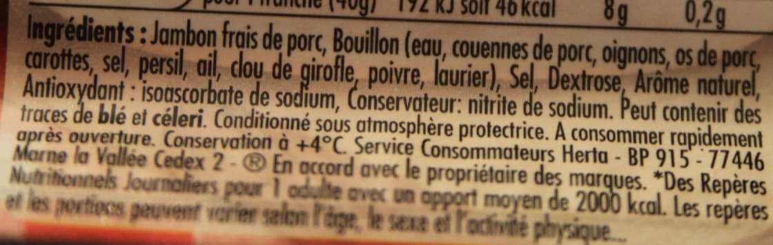 Nestlé Tendre Noix, au Torchon (4 Tranches + 1 Gratuite) packshot