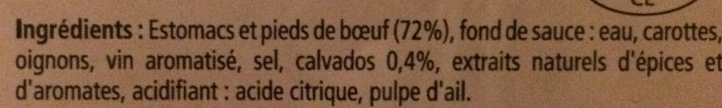 Paillard Tripes à la mode de Caen packshot