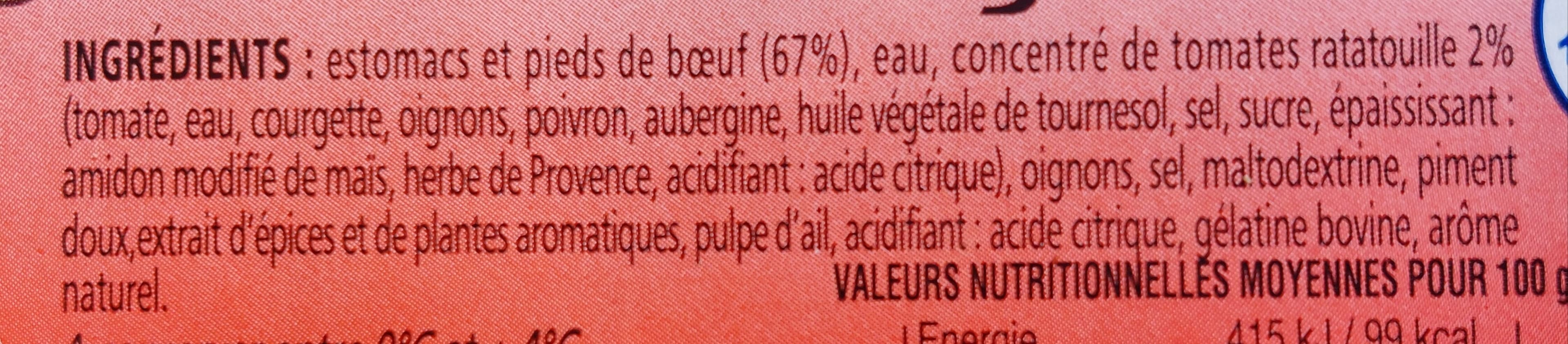 Tripes Paillard Tripes à la provençale packshot