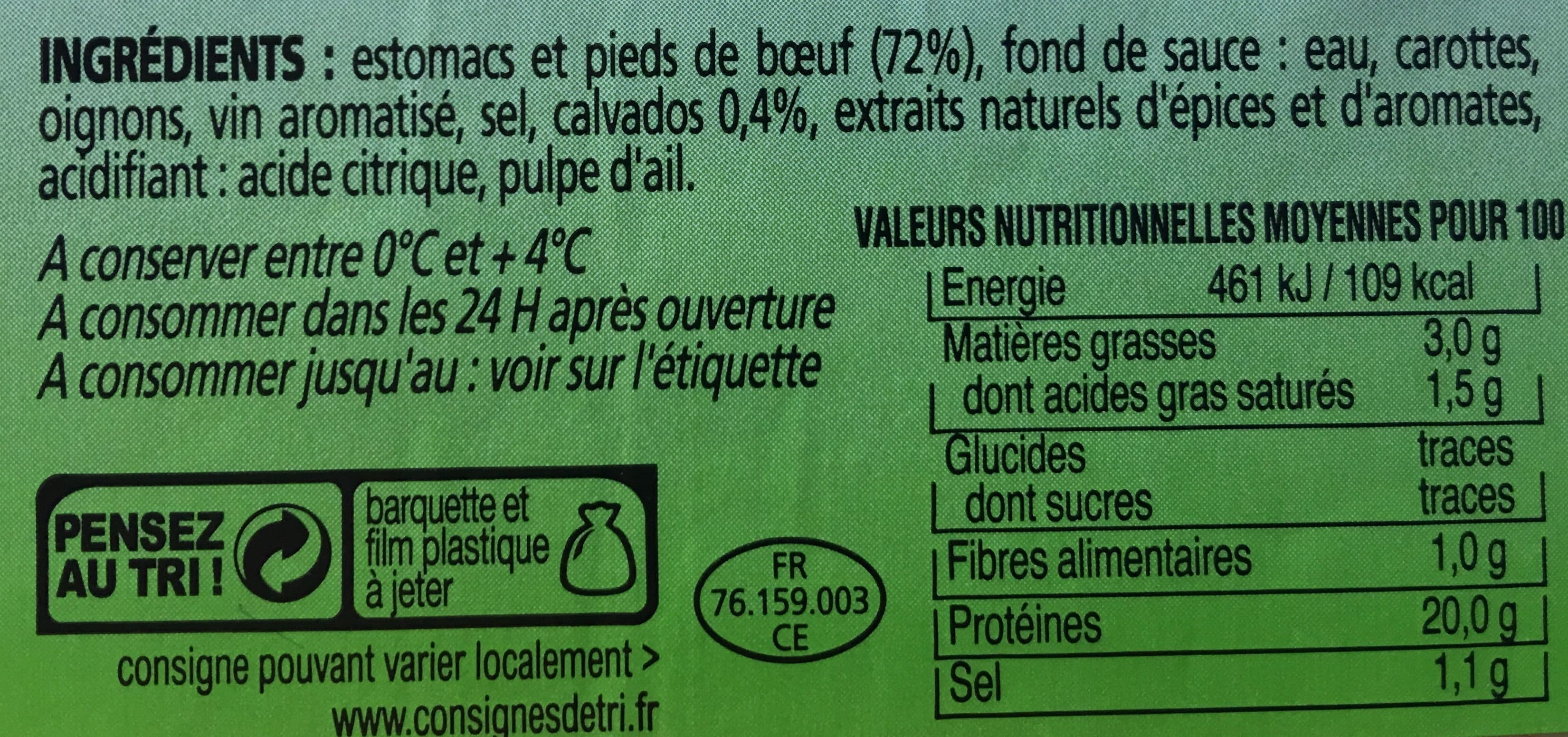 Paillard Tripes à la Mode de Caen packshot
