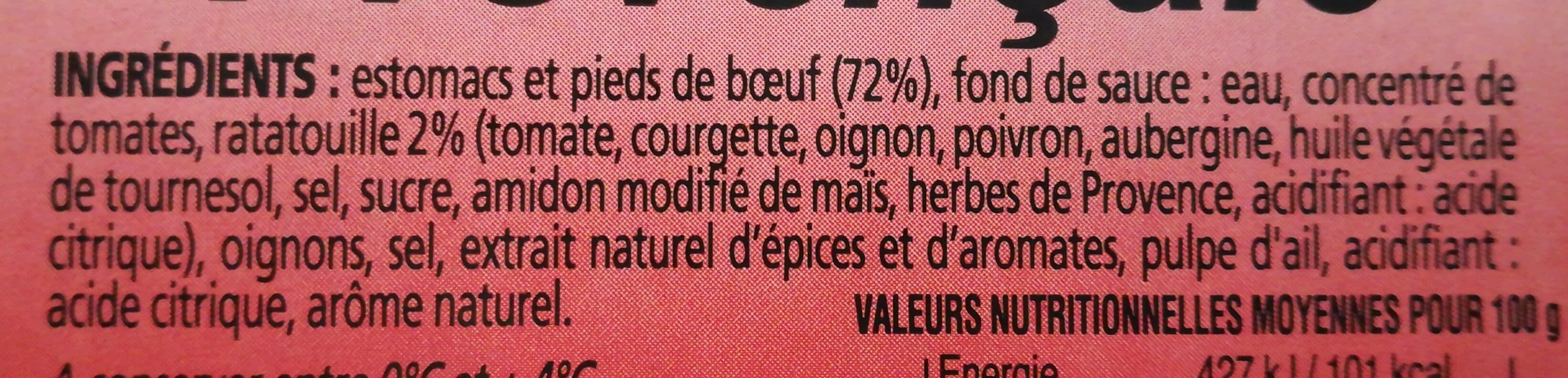Tripes Paillard Tripes à la Provençale packshot