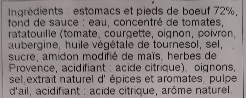 Sans marque Tripes a la Provencale packshot