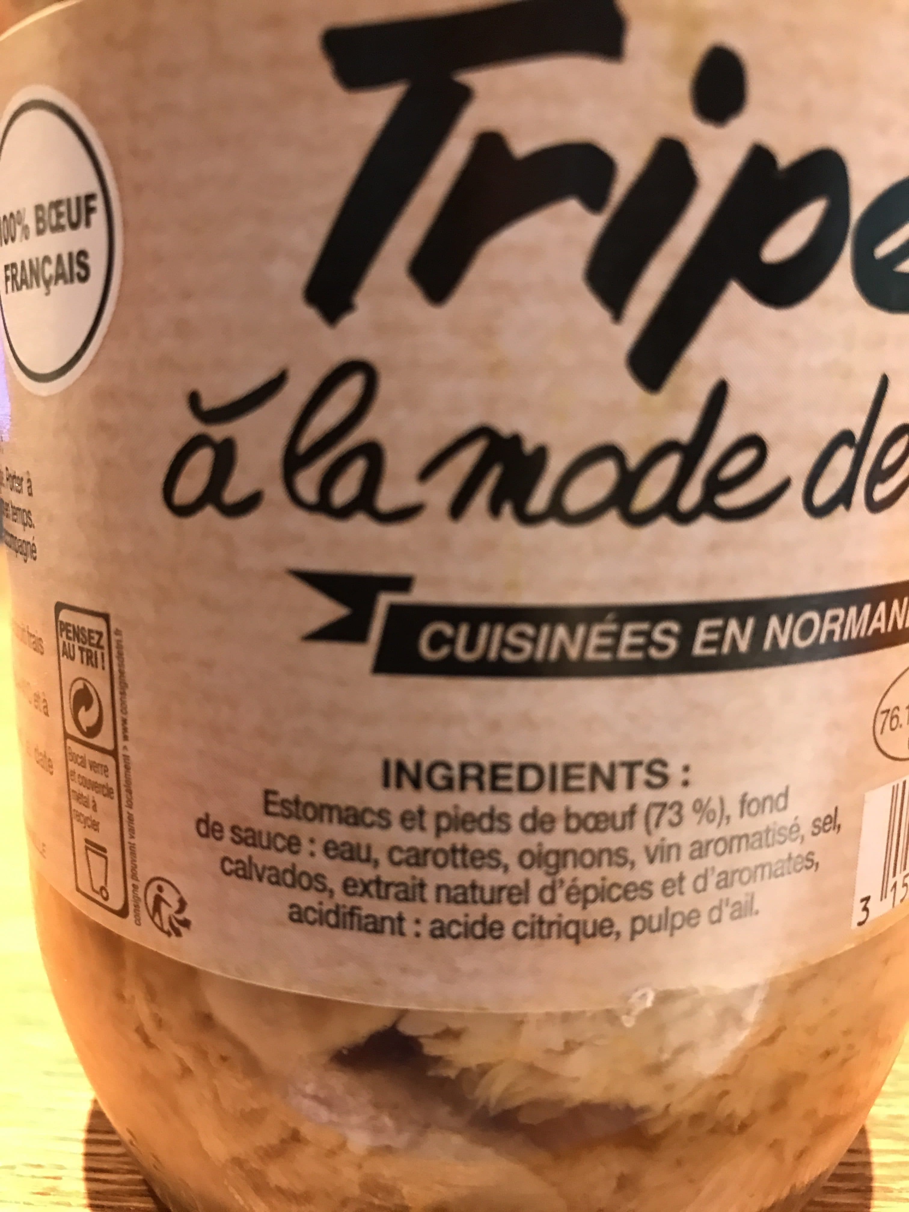 Tripes paillard Tripes a La Mode De Caen packshot