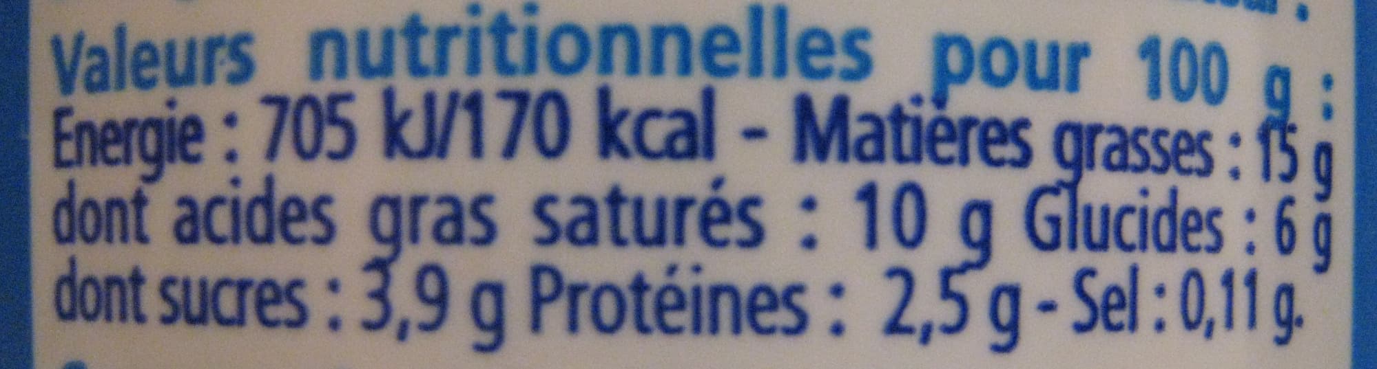 Bridélice Crème épaisse légère (15 % MG) packshot