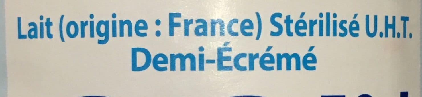 Bridel Lait demi écrémé packshot