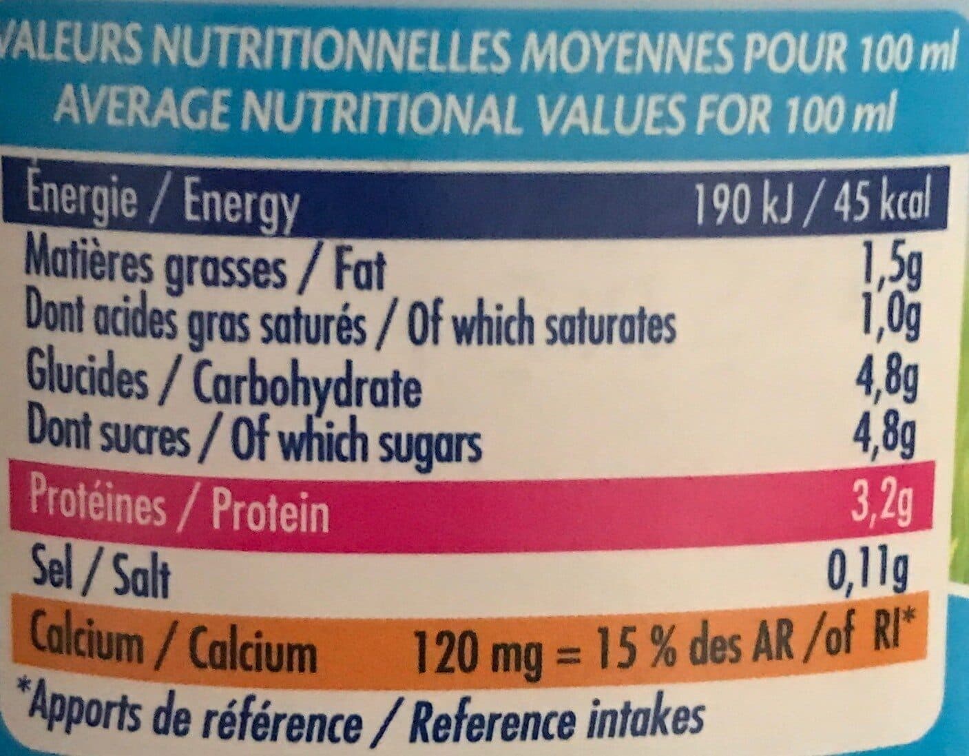 Bridel Lait demi écrémé packshot