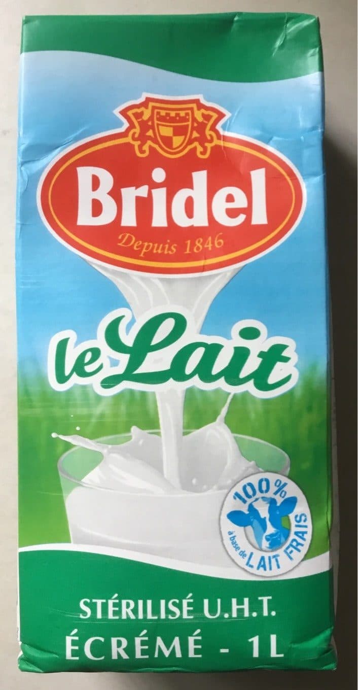 Bridel Lait Bridel Carton Ecreme packshot