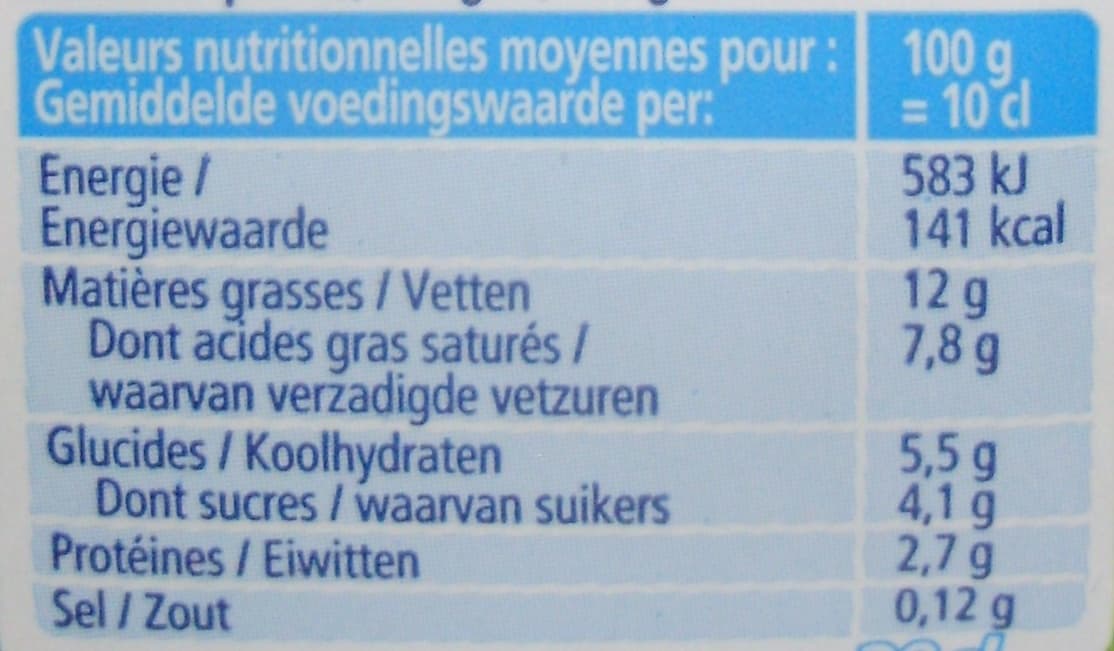 Bridélice Crème Légère fluide (12 % MG) packshot