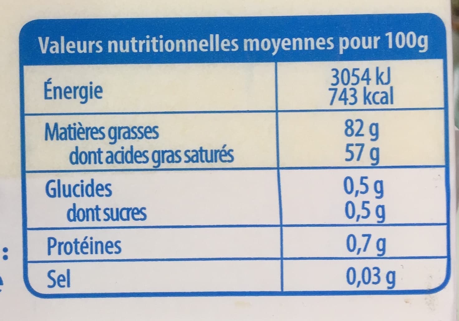 Les Tulipes Beurre doux packshot