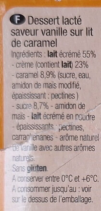 LNUF MDD Panna Cotta Nappé de caramel 4 x 90 g packshot