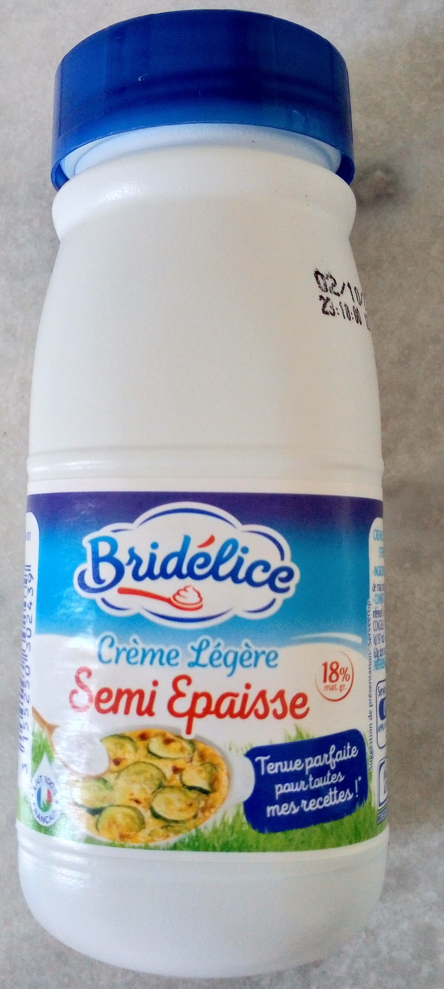 Bridélice Crème Légère Semi Epaisse 18% MG packshot