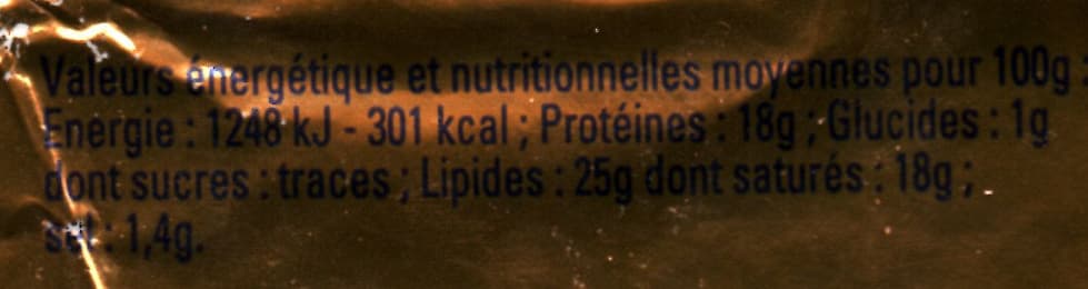 Carre Trois Ecus Fromage au lait de vache pasteurisé (25 % MG) packshot