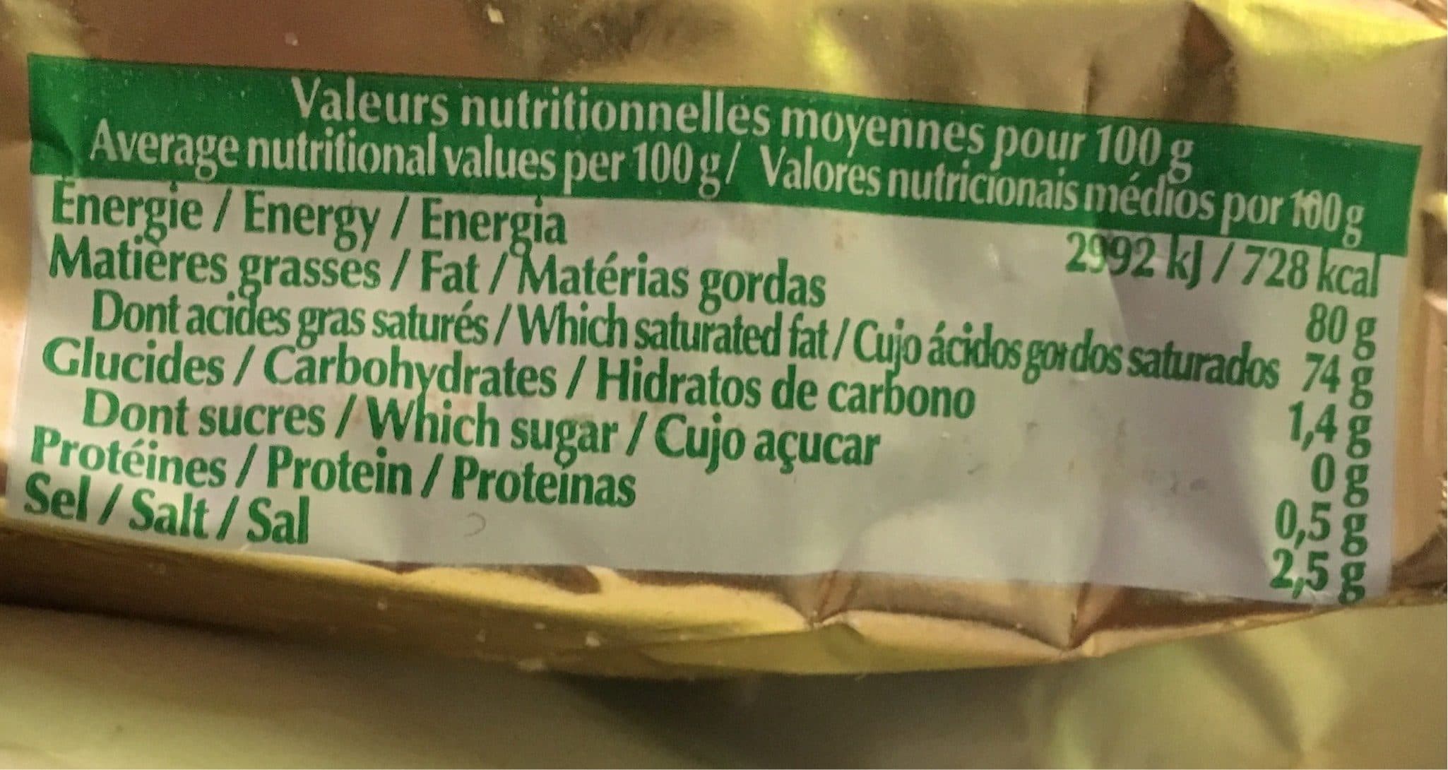 Président Président Ambassador Salted Butter packshot