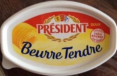 Président Beurre Tendre doux packshot