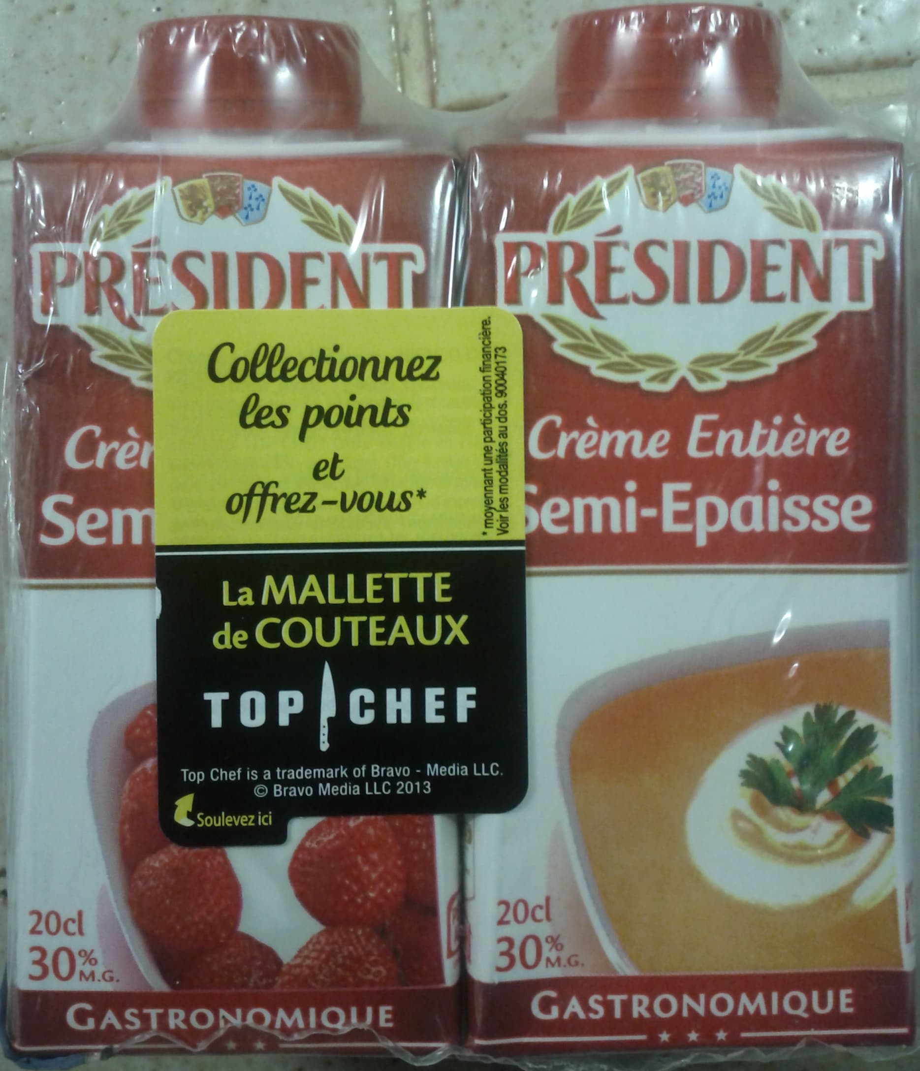 Président Crème Entière Semi-Épaisse (30 % MG) Gastronomique packshot