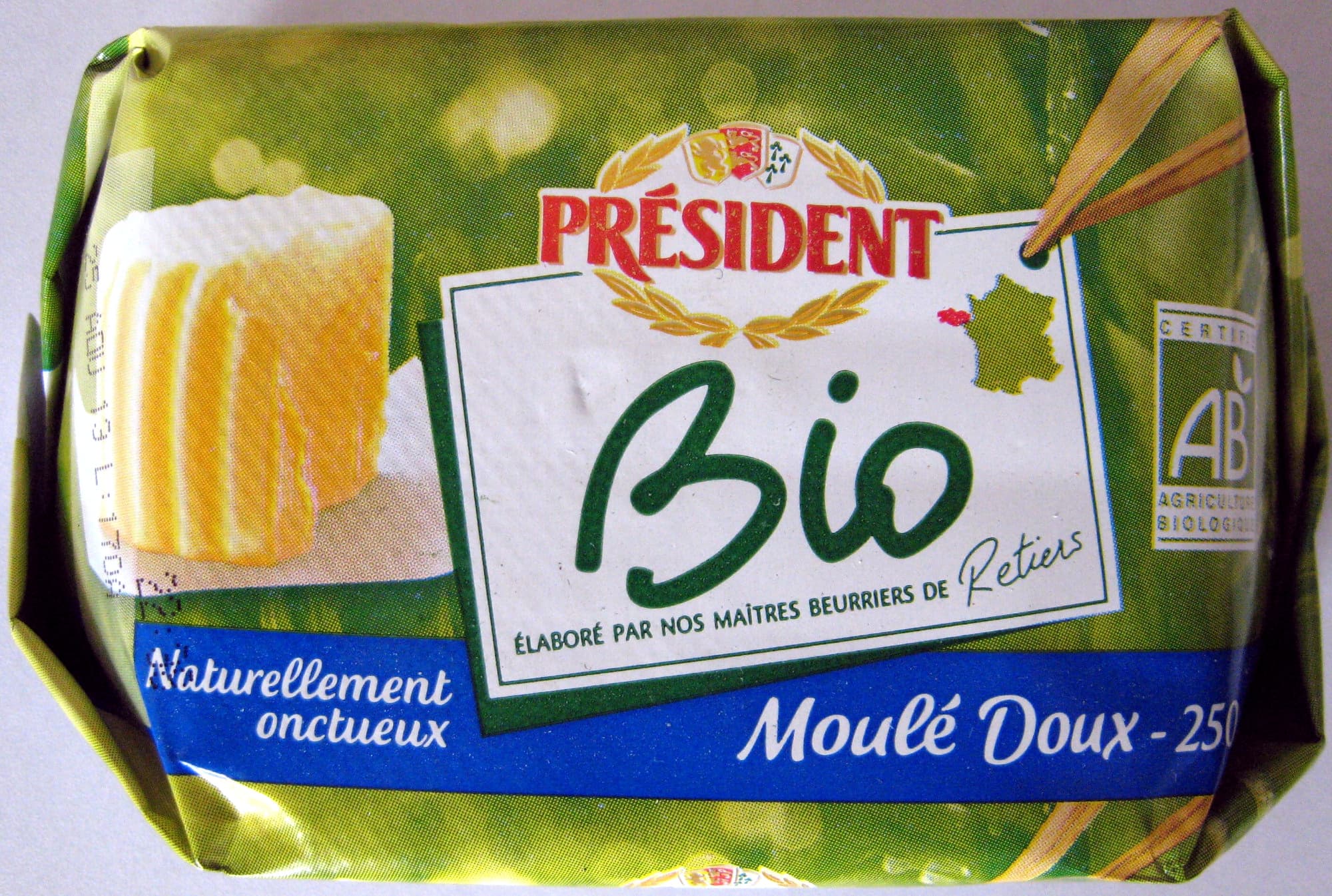 Président Beurre Moulé Doux Bio packshot