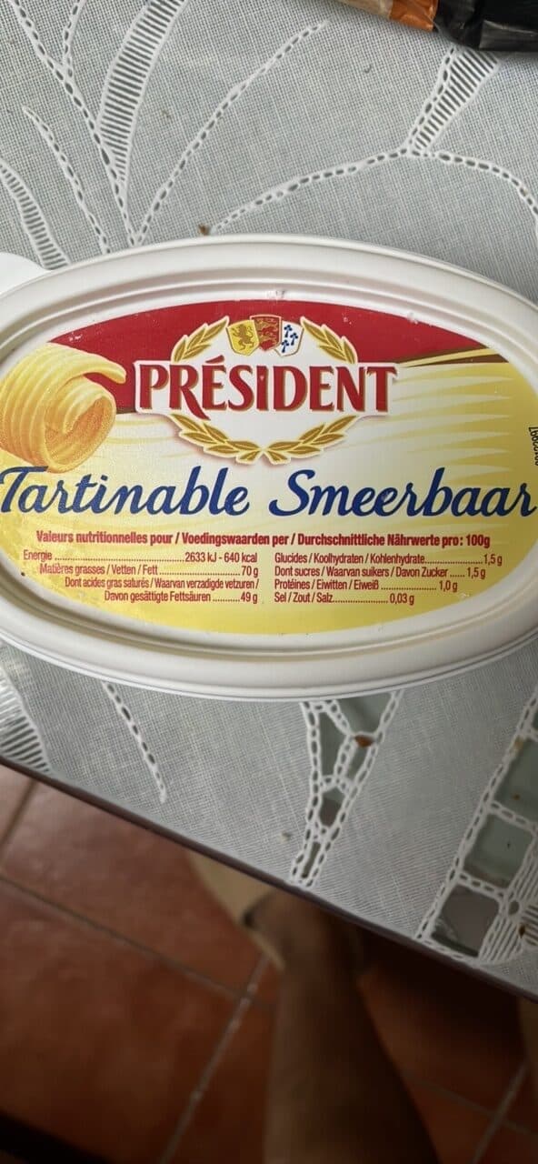 PRÉSIDENT Tartinable Smeerbaar packshot