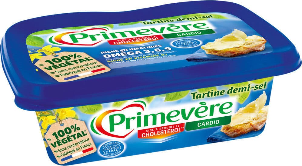 Primevère Tartine demi-sel 100% végétal packshot