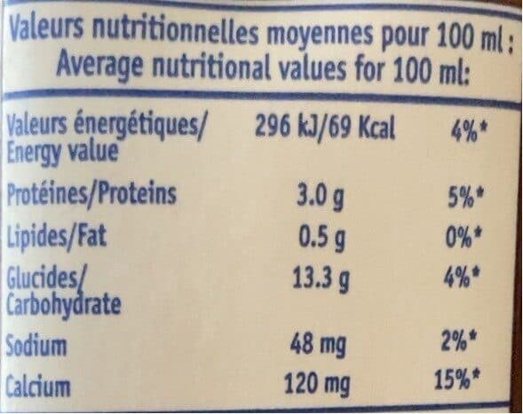 Lactel Lait chocolaté packshot