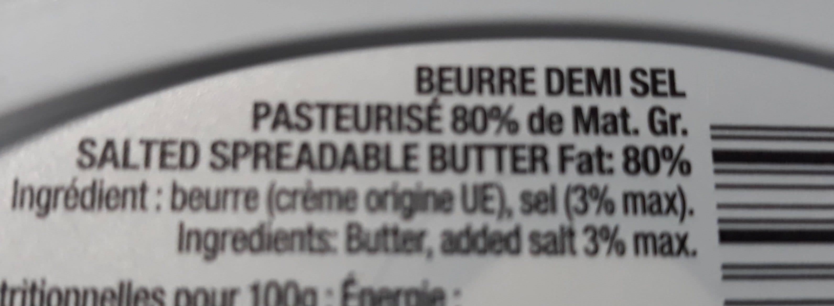 Président Beurre Tendre Demi Sel packshot